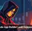 No-Code App Builder Leak Exposes Data